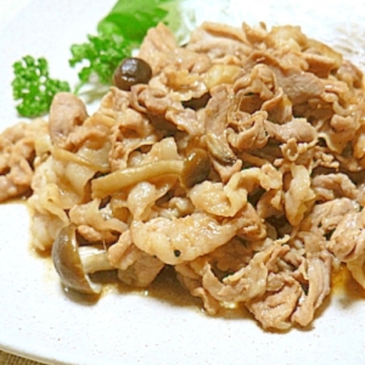 豚肉としめじのしゃぶしゃぶ生姜焼き レシピ 作り方 By パッちゃん4649 楽天レシピ 豚肉としめじのしゃぶしゃぶ生姜焼き レシピ 作り方 By パッちゃん4649 楽天レシピ